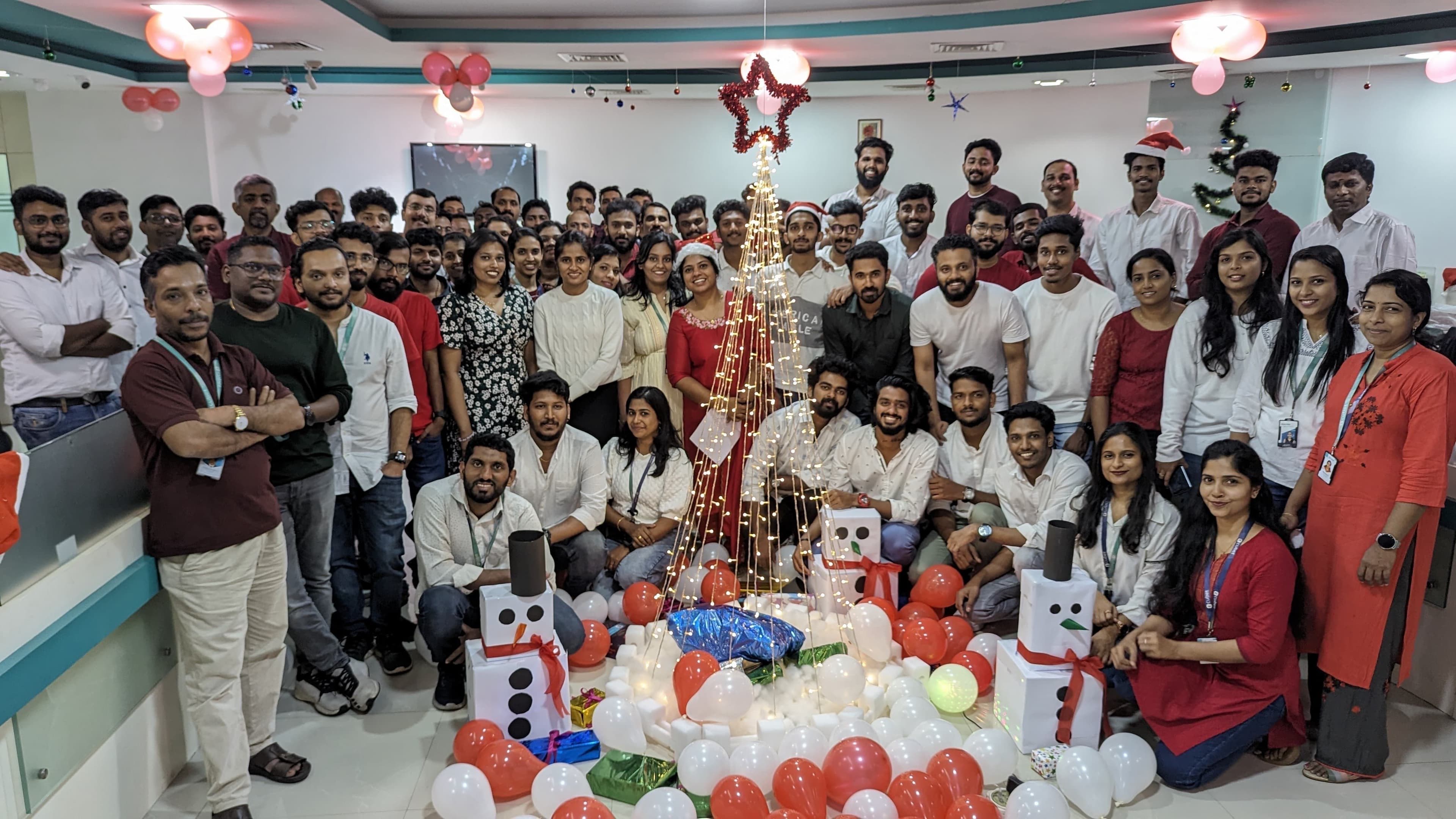 Unwrapping joy and festive vibes with the best team around!